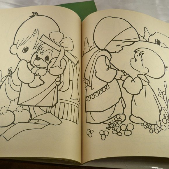 Precious Moments, Bible KJV Red Letter, 3 Coloring Books - Picture 10 of 15